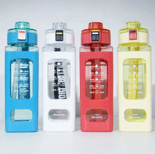 White 700ml Sports Water Bottle – Portable Sippy Cup for Outdoor & Cycling