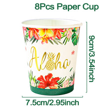 Hawaiian Luau Tablecloth & Party Set – Tropical Summer Birthday Decor