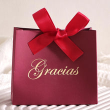 Gracias” 5-Piece Gift Box Set with Ribbon – Ideal for Snacks, Candies & Small Gifts