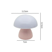 Mushroom LED Table Lamp – Touch Dimming, USB Charging Night Light for Bedroom & Desk