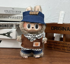 17cm Labubu Plush Toy – Multiple Styles with Clothing & Accessories