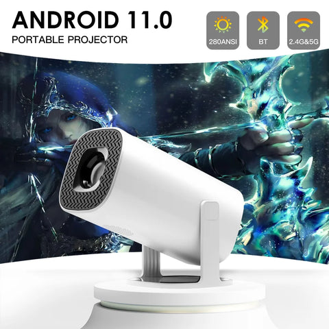 P30 Mini Smart Projector – Android 11, 4K Support, WiFi6 & BT5.0