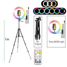 RGB Ring Light with Remote – LED Video & Photo Lighting for Smartphones