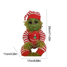 Christmas Grinch Plush Doll – Soft Green Monster Toy for Kids & Xmas Decor