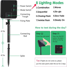 Solar Powered Outdoor Fairy Lights – IP65 Waterproof, 8 Modes, Perfect for Christmas & Weddings