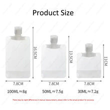 Refillable Travel Bottles 30/50/100ml – Lotion, Shampoo, Shower Gel & Cosmetic Bags