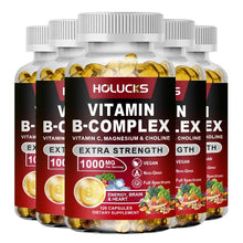 Vitamin B Complex with C, Biotin & Inositol – Energy & Health Support
