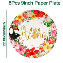 Hawaiian Luau Tablecloth & Party Set – Tropical Summer Birthday Decor