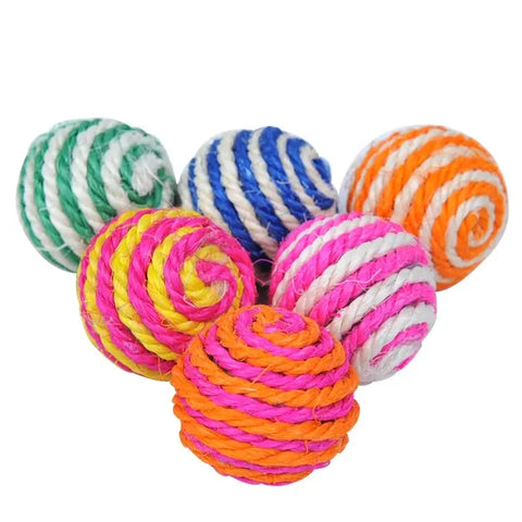 Interactive Pet Balls Toy Set – 4PCS for Cats & Dogs (Random Colors)
