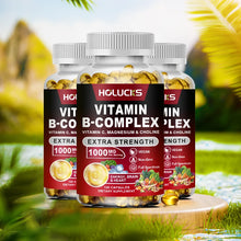 Vitamin B Complex with C, Biotin & Inositol – Energy & Health Support