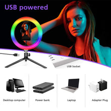 RGB Ring Light with Remote – LED Video & Photo Lighting for Smartphones
