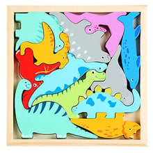 Montessori Wooden 3D Puzzle Toy – Educational Shape & Math Learning for Kids