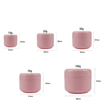 50pcs Refillable Plastic Cosmetic Jars – 10g to 100g Makeup & Lotion Containers