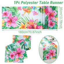 Hawaiian Luau Tablecloth & Party Set – Tropical Summer Birthday Decor