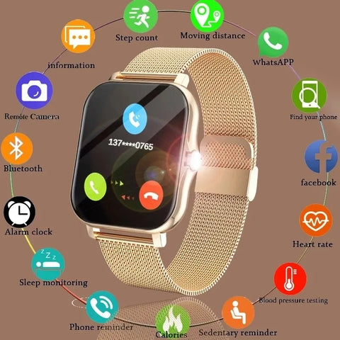 2025 Smartwatch 1.83 – Fitness, Heart Rate, Bluetooth Call, Music Playback