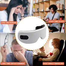 Electric Eye Massager with Heat, Vibration & Bluetooth Music – Stress Relief & Eye Care