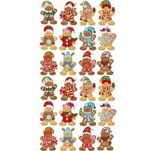 Cute Gingerbread Man Christmas Ornaments – Wooden Tree Decorations DIY Hanging