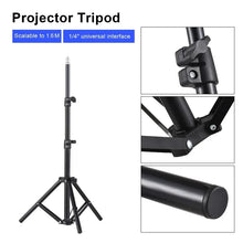 Universal Projector Tripod Stand – Adjustable Aluminum Alloy Holder