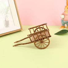 Dollhouse Miniature DIY Cart with Garden Furniture & Accessories