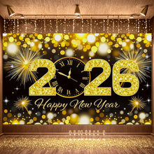 2026 New Year Party Banner – Family Celebration Photo Background