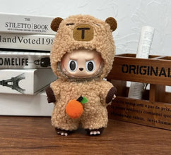 17cm Labubu Plush Toy – Multiple Styles with Clothing & Accessories