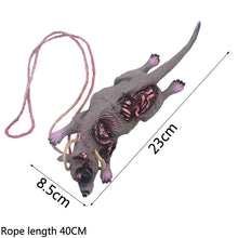 Halloween Horror Hanging Ornament – Bloody Mouse, Bat & Finger Props for Haunted House