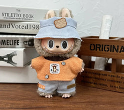 17cm Labubu Plush Toy – Multiple Styles with Clothing & Accessories