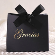 Gracias” 5-Piece Gift Box Set with Ribbon – Ideal for Snacks, Candies & Small Gifts