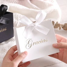 Gracias” 5-Piece Gift Box Set with Ribbon – Ideal for Snacks, Candies & Small Gifts