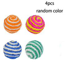 Interactive Pet Balls Toy Set – 4PCS for Cats & Dogs (Random Colors)