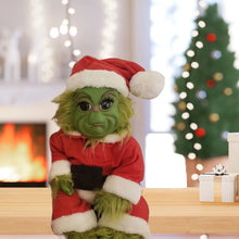 Christmas Grinch Plush Doll – Soft Green Monster Toy for Kids & Xmas Decor