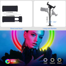 RGB Ring Light with Remote – LED Video & Photo Lighting for Smartphones