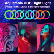 RGB Ring Light with Remote – LED Video & Photo Lighting for Smartphones