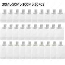 Refillable Travel Bottles 30/50/100ml – Lotion, Shampoo, Shower Gel & Cosmetic Bags