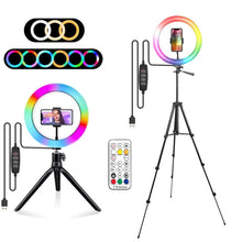 RGB Ring Light with Remote – LED Video & Photo Lighting for Smartphones