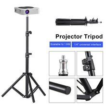 Universal Projector Tripod Stand – Adjustable Aluminum Alloy Holder