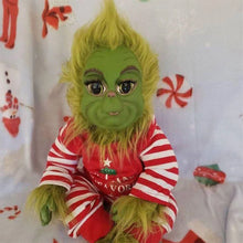 Christmas Grinch Plush Doll – Soft Green Monster Toy for Kids & Xmas Decor