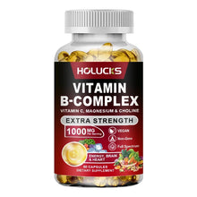Vitamin B Complex with C, Biotin & Inositol – Energy & Health Support