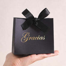 Gracias” 5-Piece Gift Box Set with Ribbon – Ideal for Snacks, Candies & Small Gifts