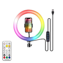RGB Ring Light with Remote – LED Video & Photo Lighting for Smartphones