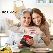 Artificial Flower Gift Box with ‘I Love You’ Necklace – Romantic & Special Occasion Gift