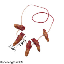 Halloween Horror Hanging Ornament – Bloody Mouse, Bat & Finger Props for Haunted House